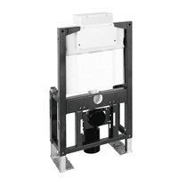 Citerne encastrée murale en PEHD compatible avec les toilettes sans bride sur pied certifiées WaterMark, compatible avec de nombreux plaques de chasse d'eau