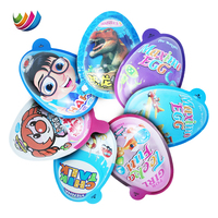 Boîte d'emballage d'oeufs surprise personnalisé PET PVC CPP PE matériel dessin animé pour enfants jouets bonbons chocolat