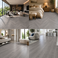 Prix de gros vérifié, fournisseur 5 étoiles, revêtement de sol SPC anti-rayures, aspect bois chêne, système Unilin Click, EIR, pour centre de conférence