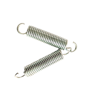 Ressorts hélicoïdaux en acier inoxydable sur mesure, boucles de tension, capacité de charge de 90 lb, usage industriel, direction hélicoïdale gauche/droite personnalisable