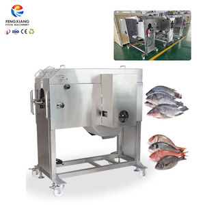 Machine automatique de découpe de filets de poisson FGB-180, machine à fendre le saumon, machine à découper les filets de pollack, machine à découper les filets de tilapia - Product Image 1