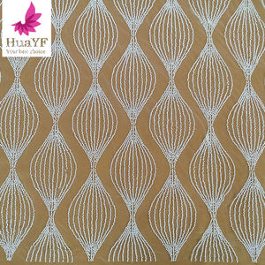 HY3016 nuevo <span class=keywords><strong>blanco</strong></span> francés trabajo pesado 3D encaje con cuentas boda vestido de novia africano al por mayor - Product Image 2