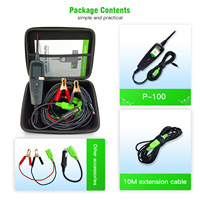 Topdiag P100 10M probador eléctrico herramienta probador de batería Kit para diagnóstico de coche AC DC Sonda de voltaje herramienta de diagnóstico de Circuito Superior
