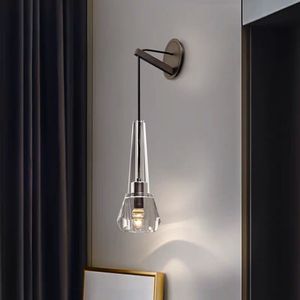 Led sconce khách sạn Ánh sáng lịch thi đấu sang trọng pha Lê Tường chiếu sáng lối đi Đèn tường - Product Image 1