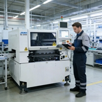 Machine de Placement de Composants SMT JUK KE-2050M Haute Efficacité pour Ligne d'Assemblage PCBA de Fabrication Électronique