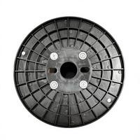 Bobine en plastique ABS sur mesure de 360 mm, type vis, longueur de déplacement réglable de 100 à 350 mm avec alésage de 56 mm pour machine à enrouler les câbles
