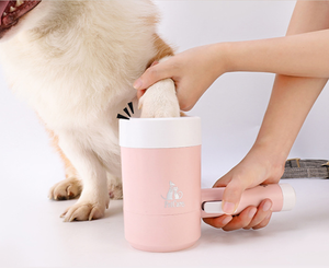 Nettoyeur de pattes d'animaux de compagnie imperméable écologique de luxe pliable en plastique Silicone tasse de lavage des pieds pour chiens chats salle de bain toilettage <span class=keywords><strong>SPA</strong></span> - Product Image 5