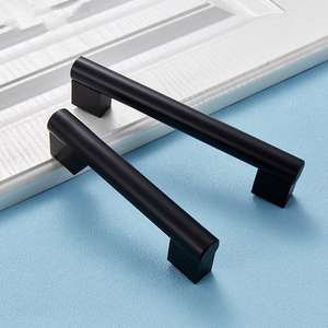 ก้านขยายมือจับประตูอลูมิเนียมอัลลอยด์แข็งแรงทันสมัยสำหรับตู้แต่งตัวห้องครัวห้องนอนสำหรับเฟอร์นิเจอร์ตู้เสื้อผ้า - Product Image 3