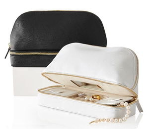 real leather jewelry pouch bags travel accessories organizer case jewelry box