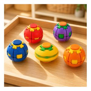 Portable Mechanical Gear Orb Stress Reducer Hand Spinner Toy Smooth Glide Office Student Gift Distribution <b>Pack</b> - Product Image 3