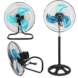 Multifunktion aler 18 Zoll 3 In1 oszillieren der Stand ventilator Höhen verstellbarer 3-Gang-Standventilator mit 3 und 5 Lüfter flügeln für den Raum - Product Image 5