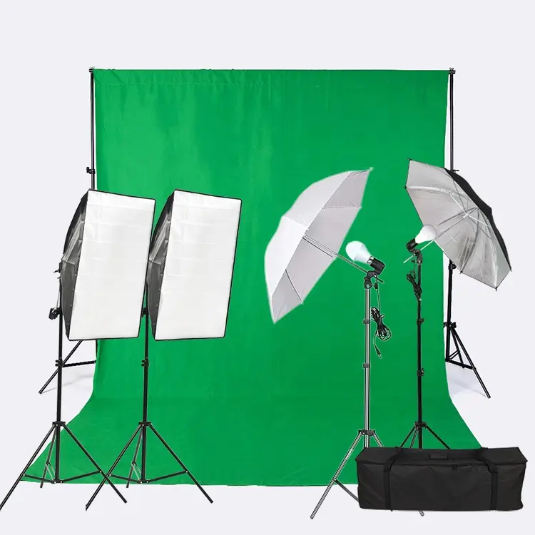 Fotografia Photo Studio Video Luce Continua Softbox Kit