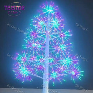 Lumière à motif de feux d'artifice LED RGB 3D pour l'affichage paysager de Noël dans les parcs à thème - Product Image 4