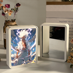 Gương hình ảnh nhựa khung ảnh với ánh sáng LED nghệ thuật phim hoạt hình ánh sáng bức tranh Led Gương phát sáng khung ảnh - Product Image 3