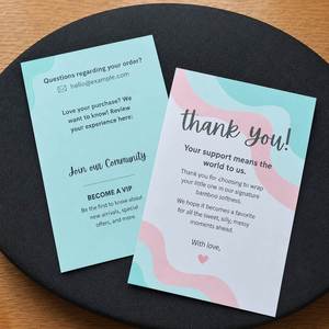 Custom Design High Quality Logo Design Print Matte Saying Business <b>Cards</b> Cardboard Material Screen Printing for Small Business - Product Image 4