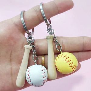 Porte-clés de baseball, cadeau, grand breloque de sac fantaisie en forme de balle de baseball et souvenir - Product Image 3