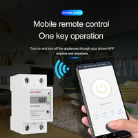 Interruptor Inteligente WiFi SINOTIMER WDS688 con Medidor de Energía 5(60)A 90-250VAC, Monitoreo en Tiempo Real, Control por Aplicación Móvil