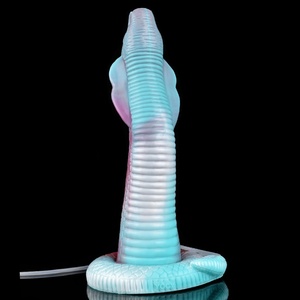 Dildo de silicona suave de fantasía, enorme, con función de eyaculación, tapón anal grande, juguete sexual con forma de pene animal. - Product Image 6