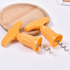 Wine Opener Multi Functional Bottle Opener For Red Wine <b>Beer</b> Household Use Round Shape Mix Material Single Specification - Product Image 3