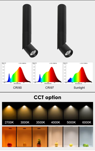 Long bras longueur Zoomable Led Cob Down Spot Light pour l'éclairage de la galerie d'art de <span class=keywords><strong>restaurant</strong></span> - Product Image 2