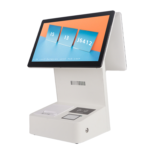 Android/Windows Dual Screen Desktop Pos System Billing Cash Register Machine Terminal for Small Business/Fast Food/Restaurant
