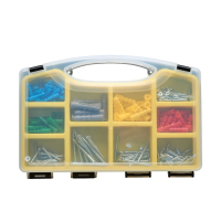 Kit d'ancrage mural en plastique à vis autotaraudeuses manuelles, 250 pièces, tailles variées, OEM Panpal, quincaillerie de construction
