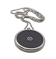 Pendentif quantique d'énergie scalaire de nouveau style avec colliers de bijoux scientifiques en pierre de lave à ions négatifs