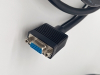 كابل VGA إلى D-SUB ذكر 15 سن مخصص معزول، كابل DB9 DB15 DB25 ذكر إلى ذكر/أنثى معزول بالـ PVC للإلكترونيات