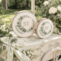 Tambourin à main en bois de 6 pouces, instrument de percussion portable pour mariage, Noël et décoration de fête, vente en gros