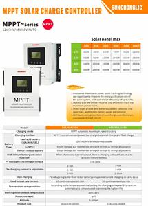 Chargeur solaire <span class=keywords><strong>MPPT</strong></span> 12V-60V 30A-40A-60A-80A-100A Contrôleur de charge solaire Contrôleur et chargeur solaire à haute efficacité - Product Image 6
