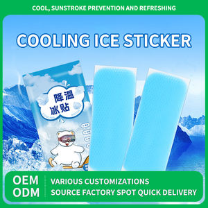 Grosir efektif Bayi & anak-anak menyegarkan demam Gel pendingin Patch pereda sakit kepala lembaran es panas & dingin paket - Product Image 2