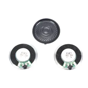 32mm Round Height 5.1mm 8 Ohm 2W PET Cone Mylar Micro Speaker For Electronic Or Circuitry Project