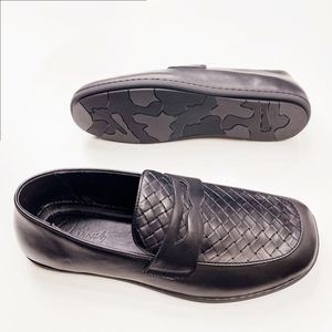 Drop Shipping High Quality Genuine Leather Men Flats Shoes Career Lace-Up Square Toe Rubber Outsole Lightweight - Product Image 5