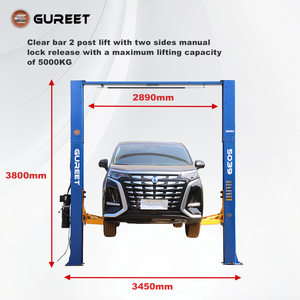 Elevador Hidráulico de Dos Postes HuaTong ZCS-5039, 5000 kg, 3800 mm de Altura de Elevación, Doble Cilindro, <span class=keywords><strong>Precio</strong></span> de Fábrica, Superventas, para Automóviles - Product Image 2