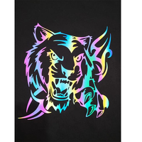 Vinil transfer panas reflektif logo transfer panas Kustom vinil transfer panas reflektif