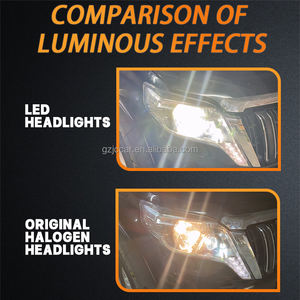 JIACHI faro de coche <span class=keywords><strong>M8</strong></span> modificación reemplazo Plug and Play ventilador refrigeración H1 H3 H4 H7 H11 9005 LED faros delanteros y luces antiniebla - Product Image 4