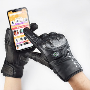 Gants de moto d'hiver Vemar 100% imperméables et chauds, gants de moto pour écran tactile, gants de moto en cuir - Product Image 4