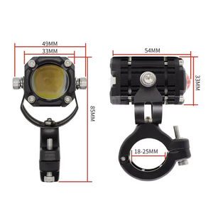 Feux de conduite LED 12 V pour moto, 4 couleurs clignotantes, phare antibrouillard, montage sur guidon, phare auxiliaire - Product Image 5