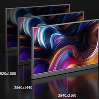 Moniteur LED portable 17,3 pouces True 4K HDR avec support intelligent 100% SRGB Hub pour interface pour le jeu et la conception