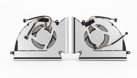 Refroidisseur de PC rapide Radiateur pour ordinateur portable CPU/GPU Ventilateur de refroidissement du processeur Dissipateur thermique en cuivre 70x70x15mm 20 CFM 17dB(A) Silencieux N451 PABD1A010SHR