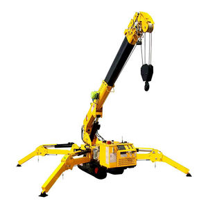 Мини-электрический телескопический кран RST L-259, мини-кран-паук, гусеничный подъемник с вылетной стрелой, 3-тонный кран-паук с сертификатом CE - Product Image 5