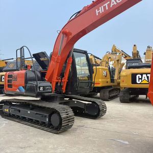 Excavatrice Hitachi d'occasion ZX120-5 ZX120-6 12t, engin de construction de taille moyenne, en stock à vendre - Product Image 4