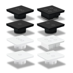 Tuya Smart Wall <b>Touch</b> <b>Switch</b> 86 Type Wifi 2.4Ghz Water Proof Timing Function European Standard - Product Image 1
