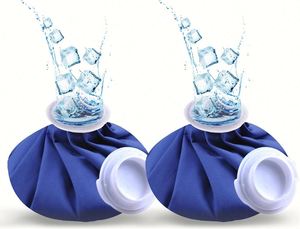 2 Bolsas Reutilizables para Terapia de Frío y Calor y Alivio del Dolor, Bolsa de Hielo Elástica Transpirable a Prueba de Fugas, 9 Pulgadas - Product Image 1