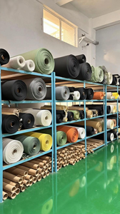 Tela de Forro Compuesta de Poliéster Sostenible de Alto Rendimiento, Base de 1.0 mm + Película Mate <span class=keywords><strong>HM</strong></span> de 20 g, Resistente a la Abrasión, Diseñada para... - Product Image 5