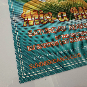 Autocollants graphiques de fenêtre en vinyle Perf à vision unidirectionnelle imprimés UV personnalisés autocollant publicitaire en vinyle perforé transparent - Product Image 3