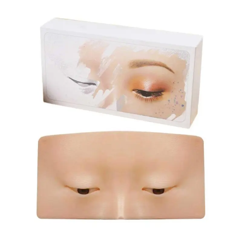 Prancheta biônica de silicone reutilizável 5d, tatuagem para sobrancelhas e rosto, maquiagem facial e para os olhos, almofada para maquiagem