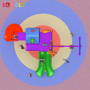 Calidad Pretty Kids Outdoor Plastic Playground Slide <span class=keywords><strong>Swing</strong></span> Set para venta al por mayor - Product Image 2