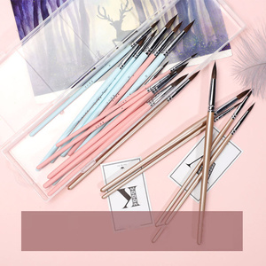 Set <span class=keywords><strong>di</strong></span> 6 <span class=keywords><strong>Pennelli</strong></span> <span class=keywords><strong>per</strong></span> <span class=keywords><strong>Acquerello</strong></span> in Pelo <span class=keywords><strong>di</strong></span> <span class=keywords><strong>Martora</strong></span> Nera, Punta Rotonda, <span class=keywords><strong>per</strong></span> Pittura ad <span class=keywords><strong>Acquerello</strong></span>, <span class=keywords><strong>per</strong></span> Adulti, Principianti e Studenti, <span class=keywords><strong>per</strong></span> Dipingere a Mano - Product Image 5