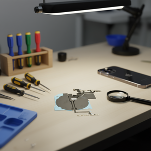 Antena NFC y Cable Flexible de Carga Inalámbrica con Botón de Encendido y Volumen para iPhone 14 Pro Max - Product Image 3